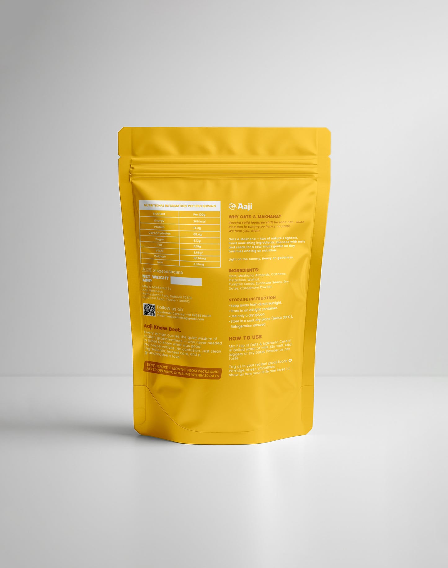 Oats Makhana Mix - Instant Cereal