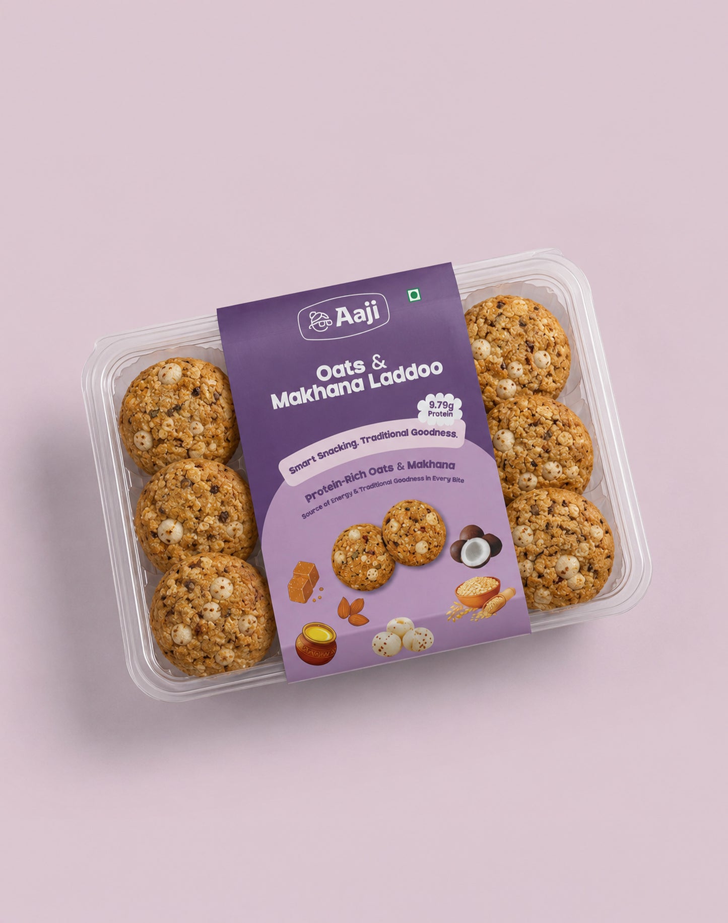 Oats Makhana Ladoo