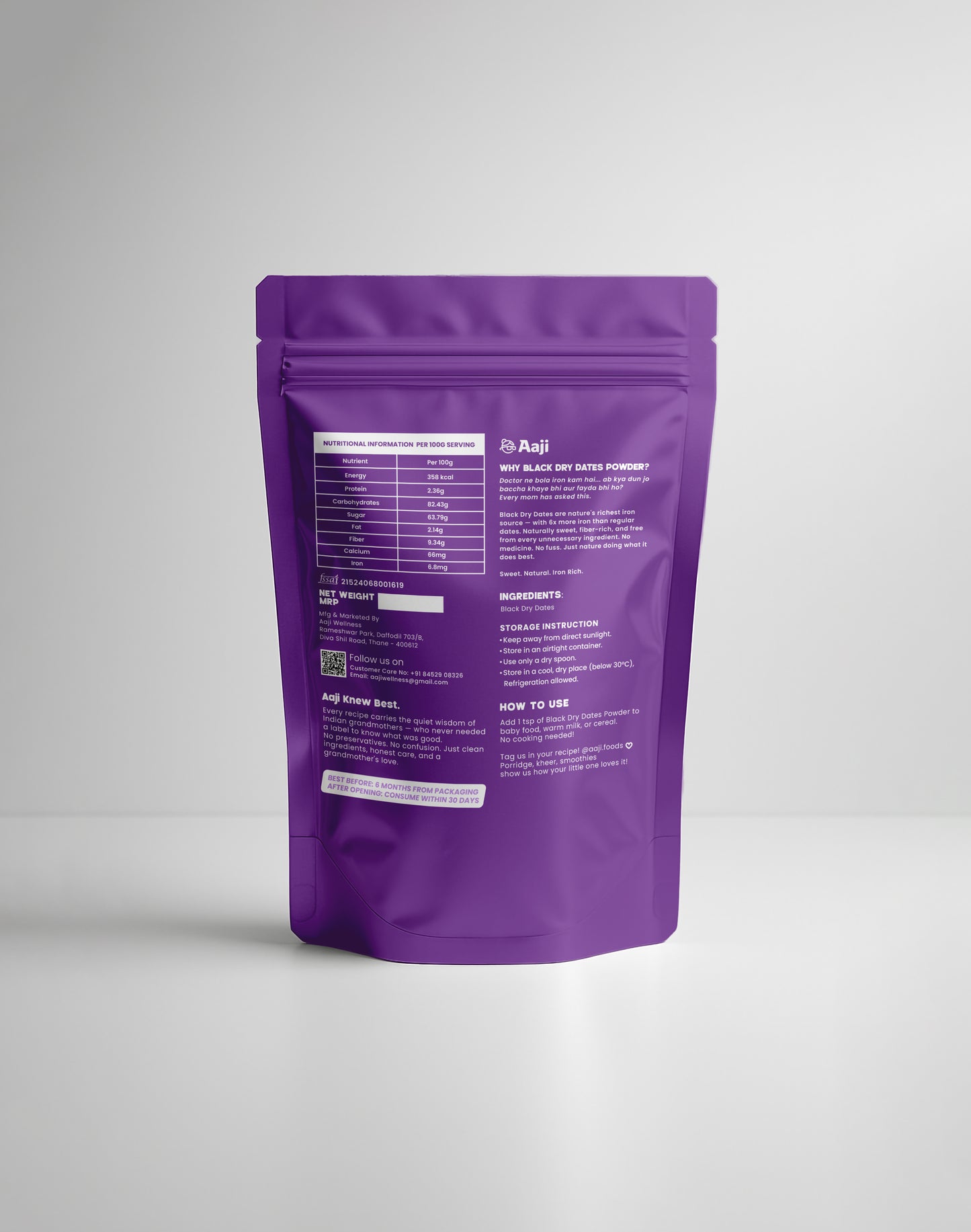 Black Dates Powder