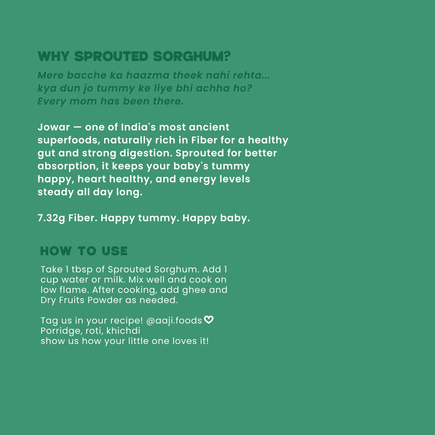 ज्वारी सत्व - Sprouted Sorghum